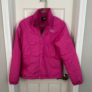 The North Face woman’s  Fuchsia Puffer Jacket